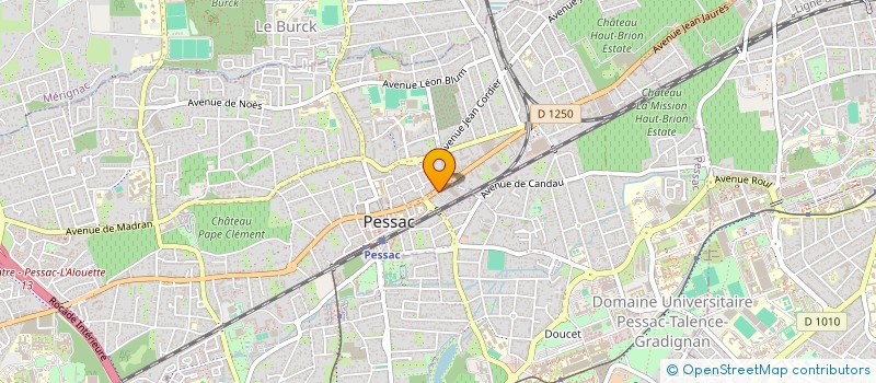 localisation de l'entreprise SCI GIANCARLO  PESSAC