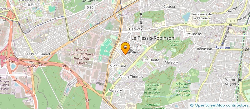 localisation de l'entreprise SCI GIANG PHAN CORPORATION à LE PLESSIS-ROBINSON