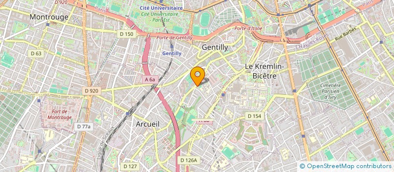 localisation de l'entreprise SCI GIANNI  GENTILLY