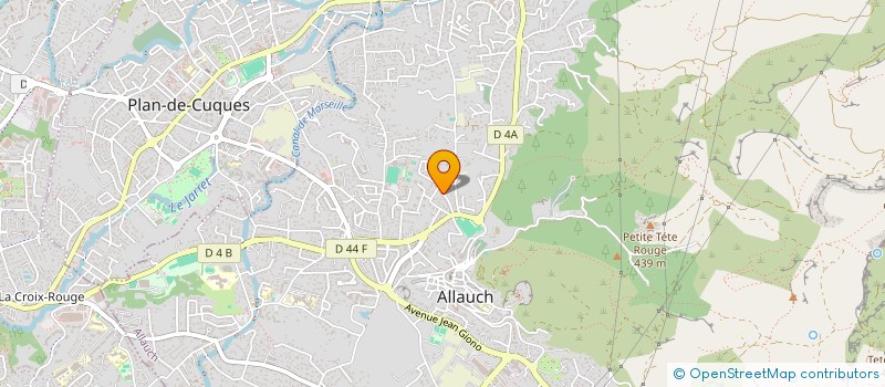 localisation de l'entreprise SCI GIANNI  ALLAUCH