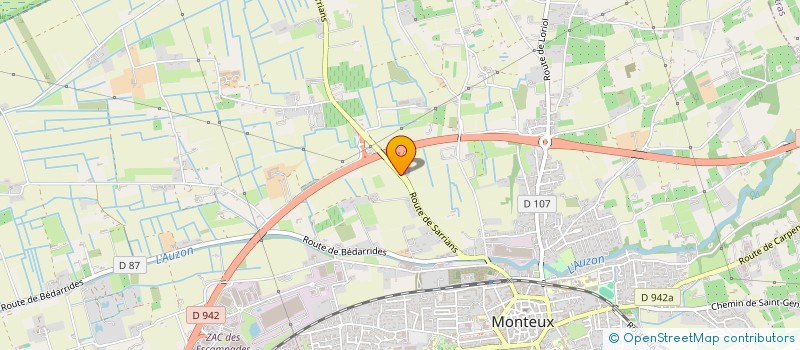 localisation de l'entreprise SCI GIANNIE  MONTEUX