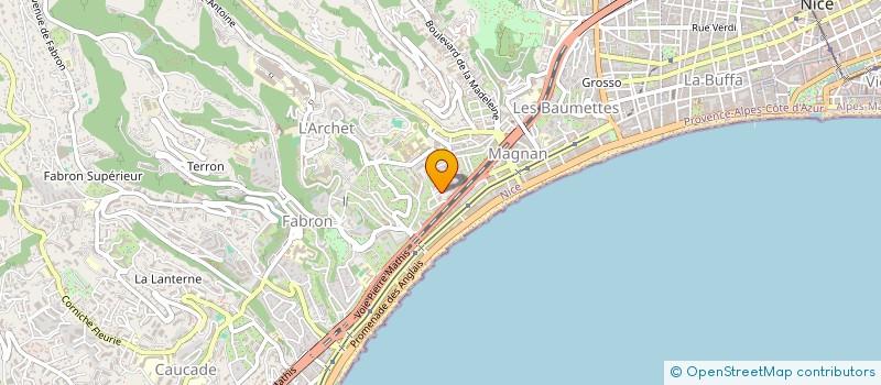 localisation de l'entreprise SCI GIANNINA à NICE