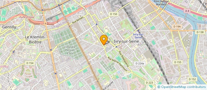 localisation de l'entreprise SCI GIANNOTTI LE GALLEU à IVRY-SUR-SEINE