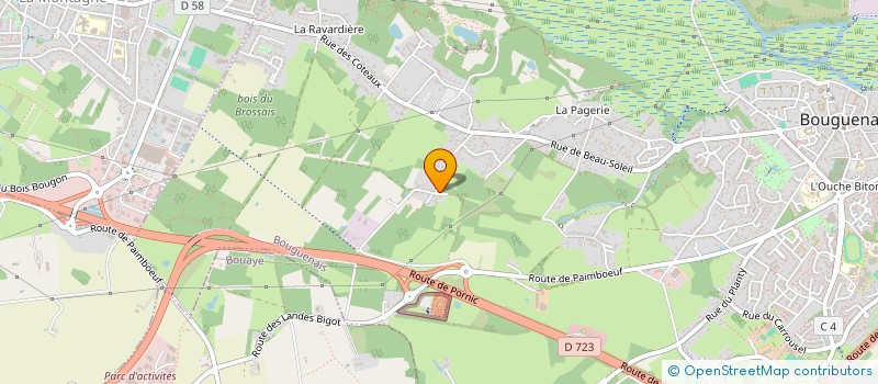 localisation de l'entreprise SCI GIARDINI à BOUGUENAIS