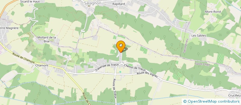 localisation de l'entreprise SCI GIAVAR  SAINT-CHEF