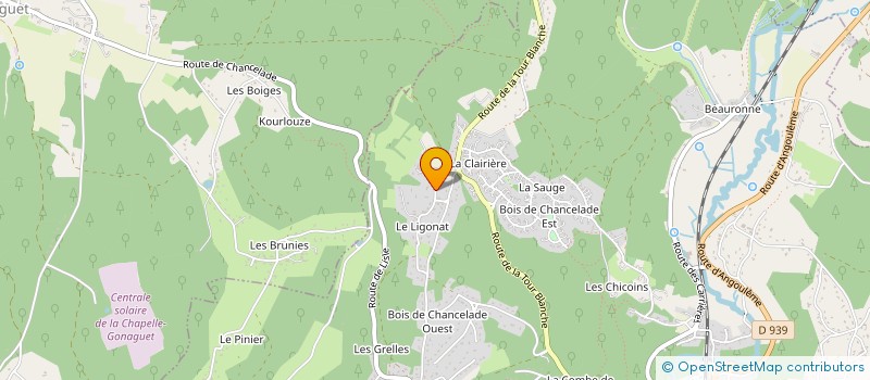 localisation de l'entreprise SCI GIAVINCY  CHANCELADE