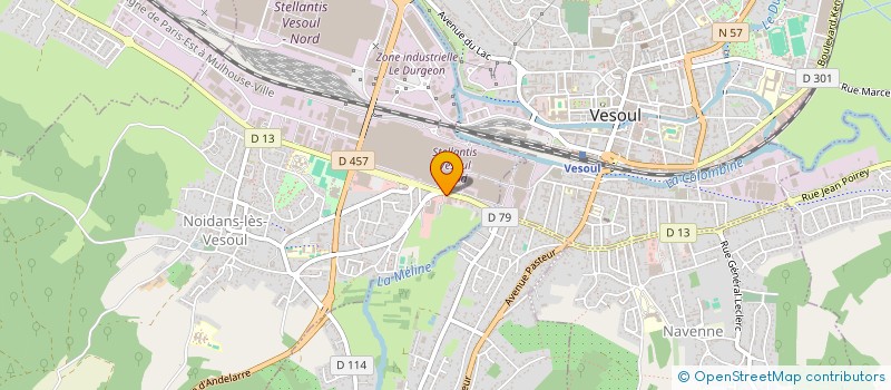 localisation de l'entreprise SCI GIBAUD LEFEVVRE  NOIDANS-LES-VESOUL