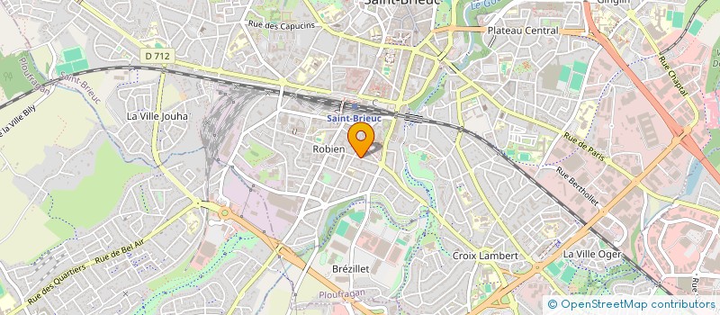 localisation de l'entreprise SCI GIBECE à SAINT-BRIEUC