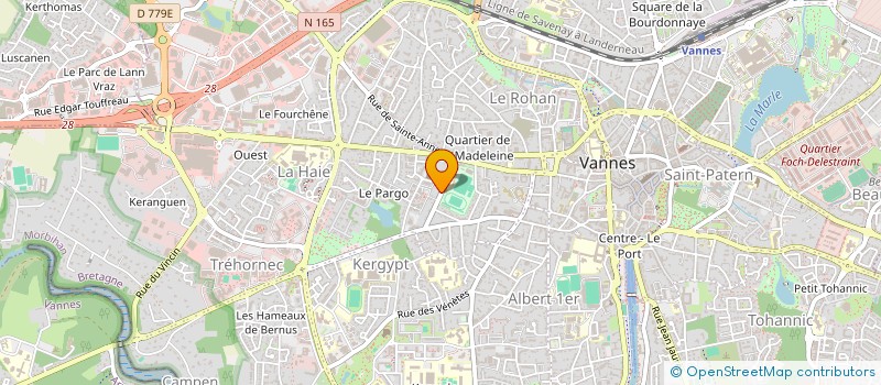 localisation de l'entreprise SCI GIBER à VANNES