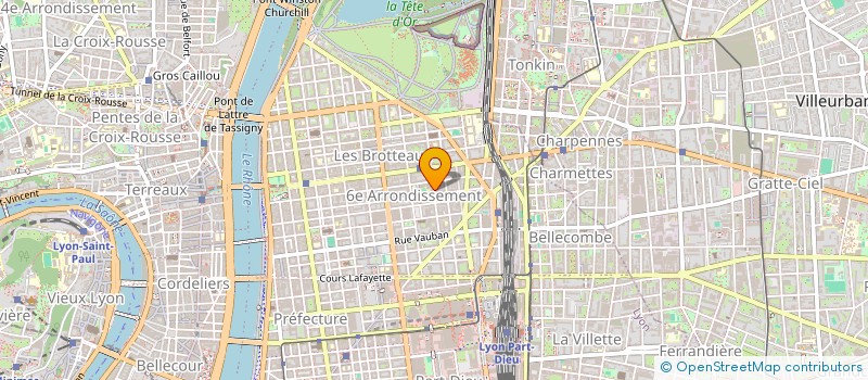 localisation de l'entreprise SCI GIBER  LYON