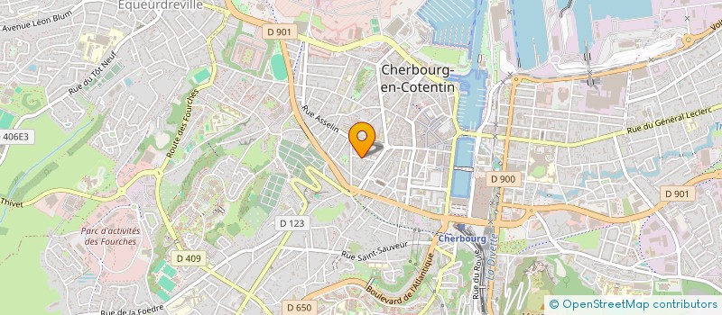 localisation de l'entreprise SCI GIBERT à CHERBOURG-EN-COTENTIN