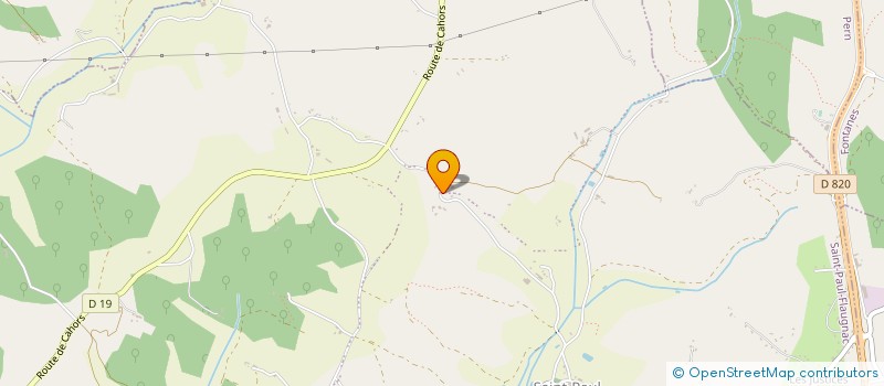 localisation de l'entreprise SCI GIBERT FRERES  SAINT-PAUL-FLAUGNAC