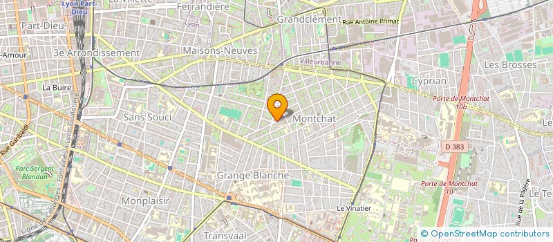 localisation de l'entreprise SCI GIBEYM  LYON