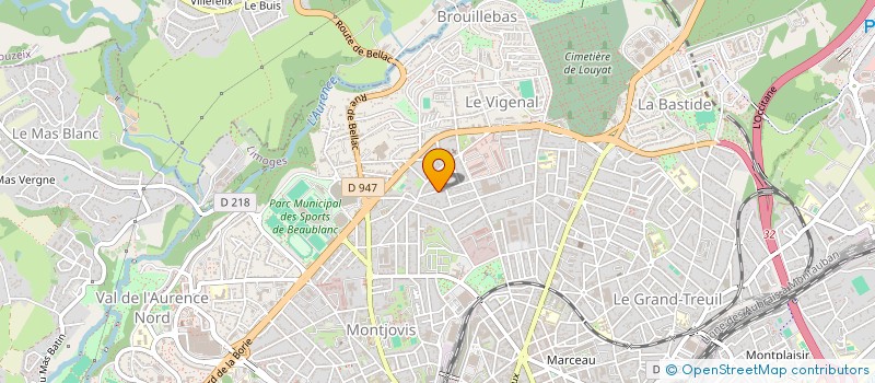 localisation de l'entreprise SCI GIBOMMIBLIER  LIMOGES