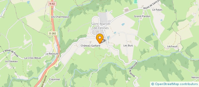 localisation de l'entreprise SCI GIBUR  SAINT-MARCEL-DE-FELINES