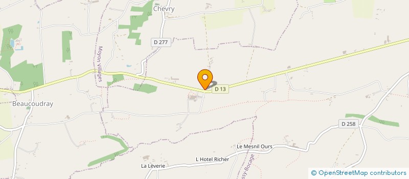 localisation de l'entreprise SCI GICACEVI  TESSY-BOCAGE