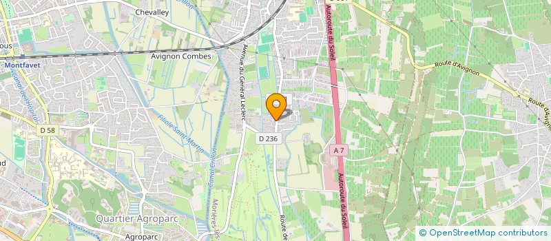 localisation de l'entreprise SCI GICAMA  MORIERES-LES-AVIGNON