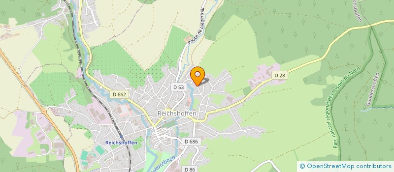 localisation de l'entreprise SCI GICAMAVIC  REICHSHOFFEN