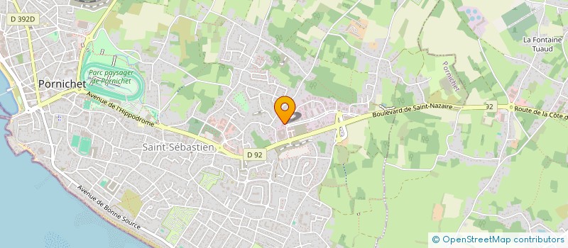 localisation de l'entreprise SCI GICATLANTIQUE à PORNICHET