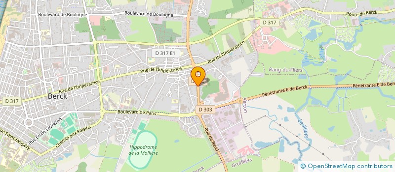 localisation de l'entreprise SCI GICECA à BERCK