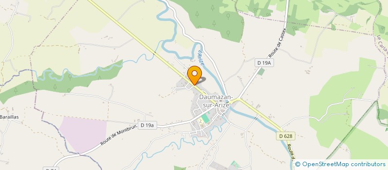 localisation de l'entreprise SCI GICLA à DAUMAZAN-SUR-ARIZE