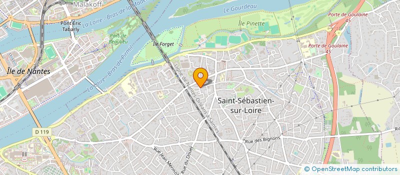 localisation de l'entreprise SCI GICQ à SAINT-SEBASTIEN-SUR-LOIRE