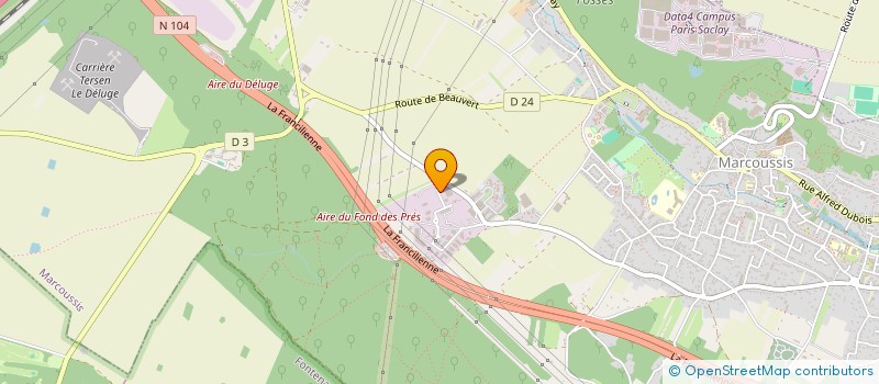 localisation de l'entreprise SCI GIDF  MARCOUSSIS