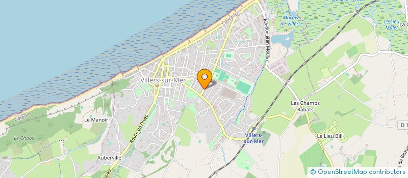 localisation de l'entreprise SCI GIDOM  VILLERS-SUR-MER