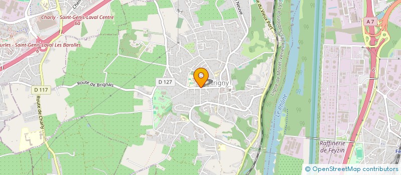 localisation de l'entreprise SCI GIDOMI  IRIGNY