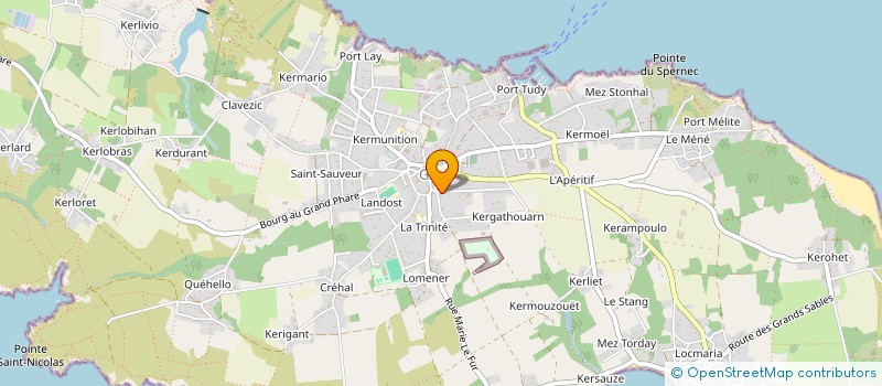 localisation de l'entreprise SCI GIE  GROIX