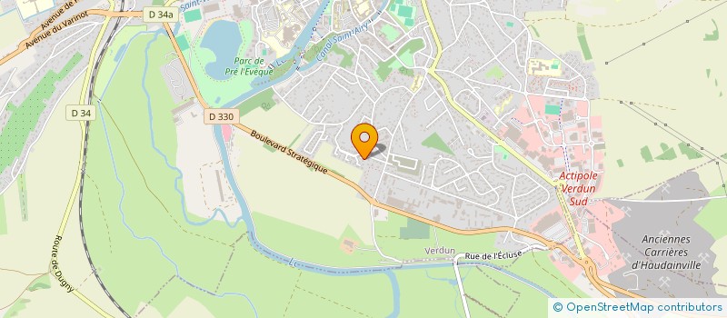 localisation de l'entreprise SCI GIEKER INVEST à VERDUN