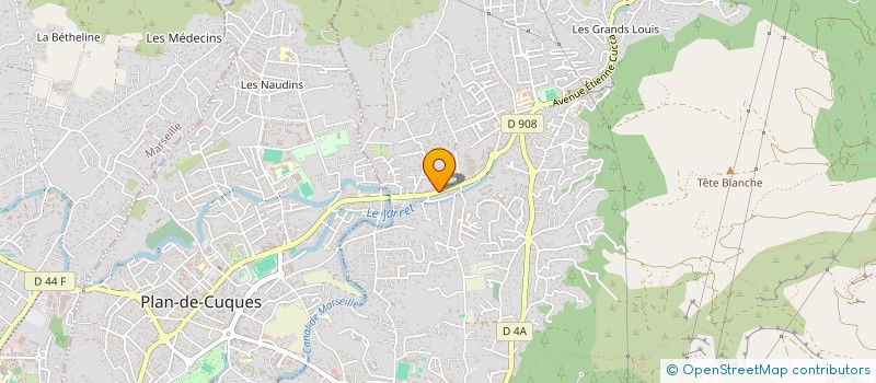 localisation de l'entreprise SCI GIENG  ALLAUCH