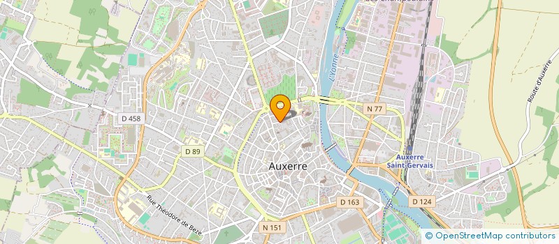 localisation de l'entreprise SCI GIESMANT à AUXERRE