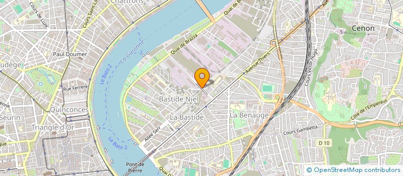 localisation de l'entreprise SCI GIET  BORDEAUX