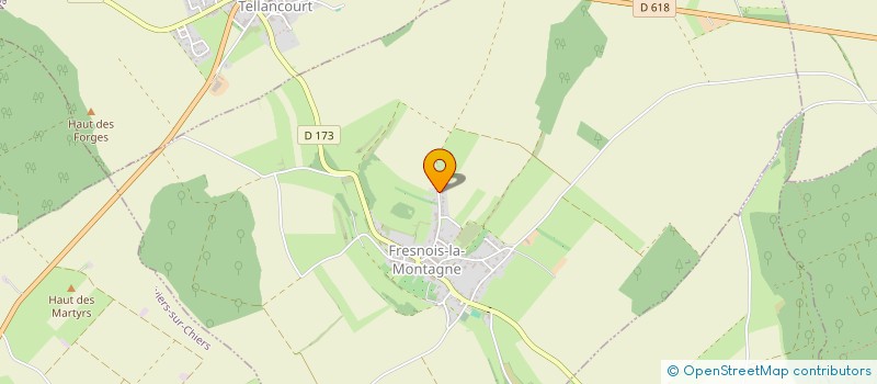 localisation de l'entreprise SCI GIFORD  FRESNOIS-LA-MONTAGNE