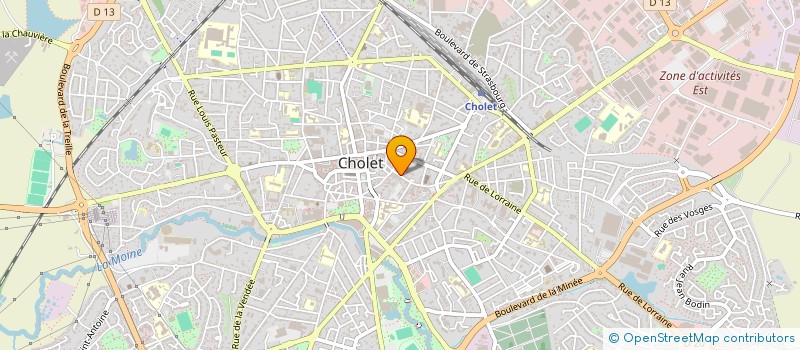 localisation de l'entreprise SCI GIFOULA à CHOLET