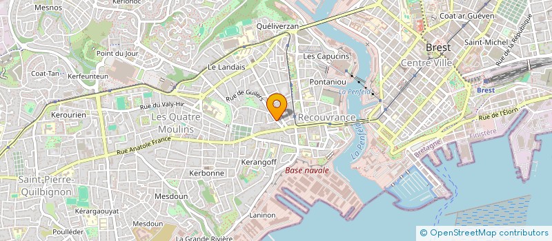 localisation de l'entreprise SCI GIFRAN  BREST