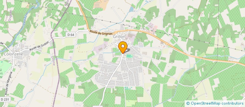 localisation de l'entreprise SCI GIG  GRILLON