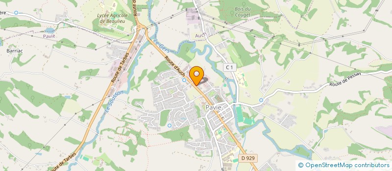 localisation de l'entreprise SCI GIGA  PAVIE