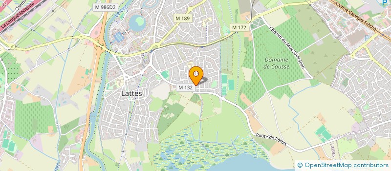 localisation de l'entreprise SCI GIGEAN à LATTES