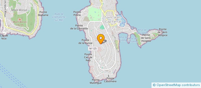 localisation de l'entreprise SCI GIGI à SAINT-JEAN-CAP-FERRAT