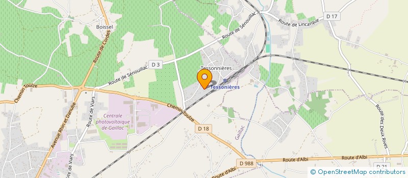 localisation de l'entreprise SCI GIGI à GAILLAC