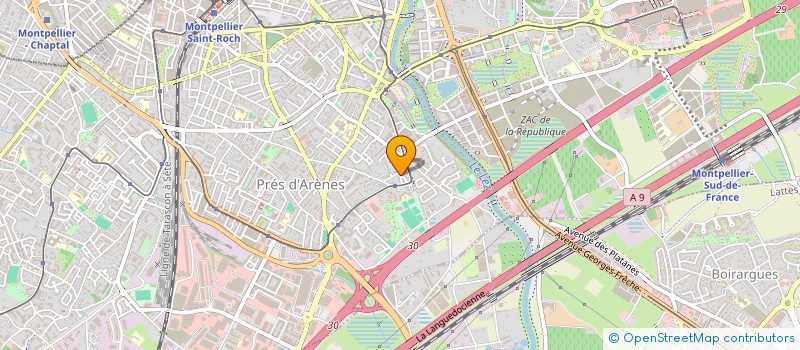 localisation de l'entreprise SCI GIGI à MONTPELLIER