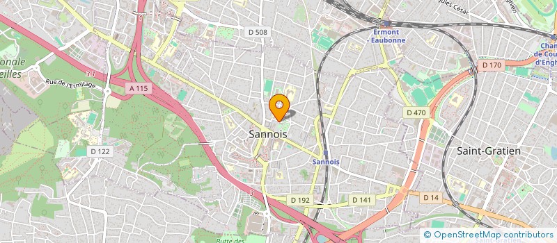 localisation de l'entreprise SCI GIGLI  SANNOIS