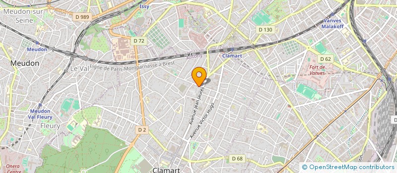 localisation de l'entreprise SCI GIGLIO  CLAMART