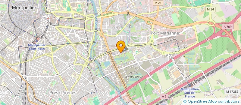 localisation de l'entreprise SCI GIGNAC EXPANSION à MONTPELLIER