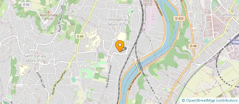 localisation de l'entreprise SCI GIJANNE  COLLONGES-AU-MONT-D'OR