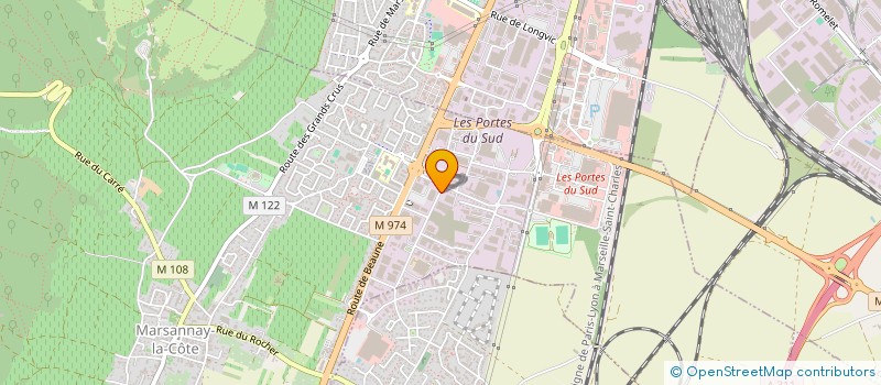 localisation de l'entreprise SCI GIKA à MARSANNAY-LA-COTE