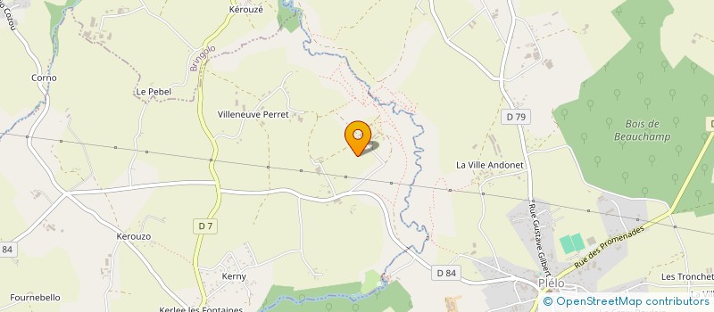 localisation de l'entreprise SCI GIKI  PLOUVARA