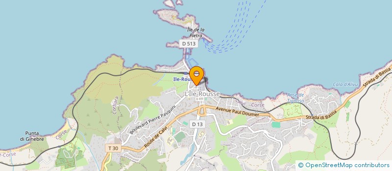 localisation de l'entreprise SCI GIL à L'ILE-ROUSSE